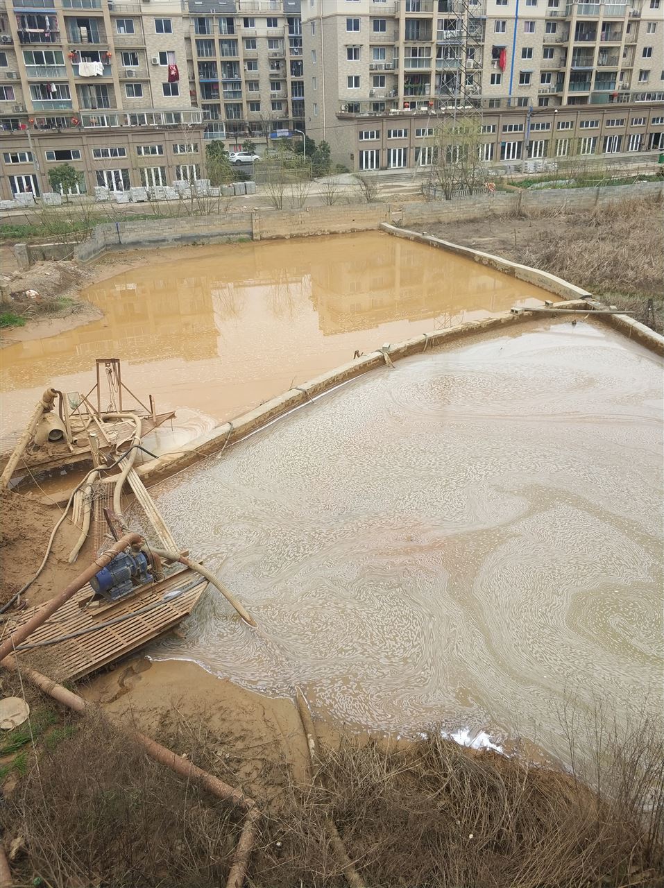 东河镇沉淀池淤泥清理-厂区废水池淤泥清淤